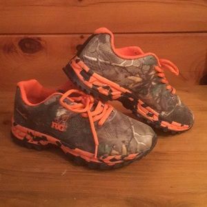 Realtree Girl Mamba Orange camp sneakers